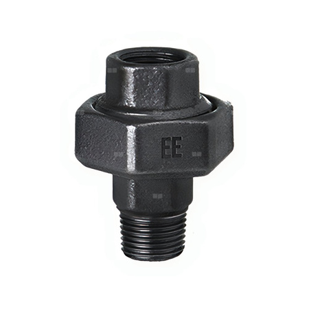 Śrubunek ODLEWNIA ZAWIERCIE U12/60/341 żeliwo (czarne) 2 1/2'' (GW x GZ)