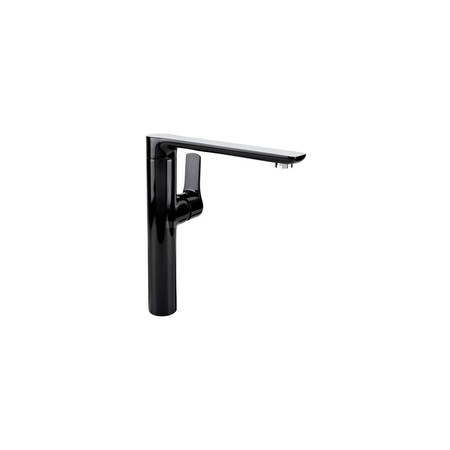 DALI BLACK Bateria kuchenna stojąca z dźwignią z boku