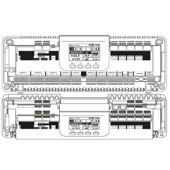 Listwa do zaworów termostatycznych przeznaczona do zarządzania ogrzewaniem podłogowym L8