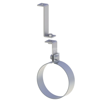 Opaska mocująca fi80mm do stropu-montaż na pręcie gwintowanym