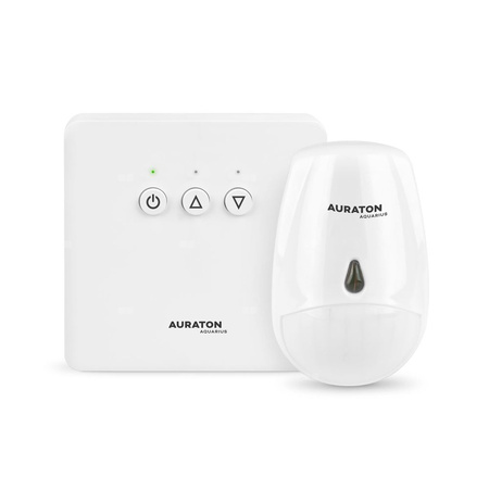AURATON Aquarius SET - Bezprzewodowy sterownik pompy cyrkulacyjnej w układzie C.W.U aktywowany czujnikiem ruchu  (zestaw)