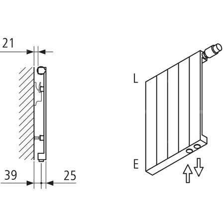 Grzejnik płytowy typ 22 KERMI V-HVV wym. 1400 x 1190 mm, kolor biały, moc 3777 W