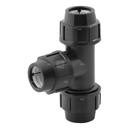 Trójnik skręcany do rur PE PN16 50 mm