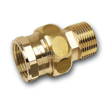 Śrubunek SANHA PURAFIT ze stożkiem trzyczęściowy, Cu, 1/2'' (GW x GZ)