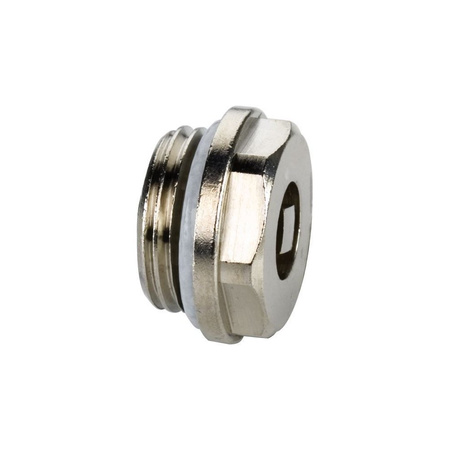 Korek FLAMCO MEIBES mosiądz (niklowanie) GZ gazowy walcowy 3/8''