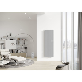 Grzejnik dekoracyjny Kermi®Bryce® Mono 1800x150x103, 586W podłącz. 99, RAL 9016 SG