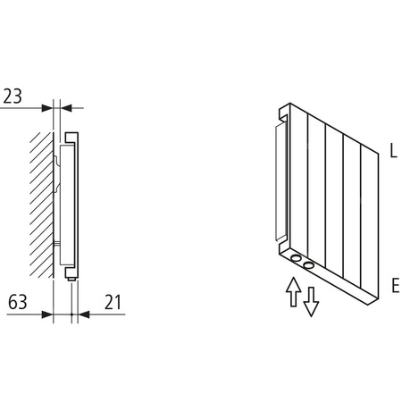 Grzejnik płytowy typ 11 KERMI HVN wym. 2000 x 1050 mm, kolor biały, moc 2843 W