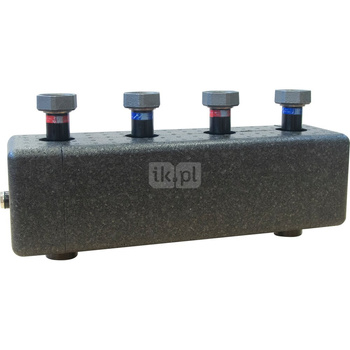 Rozdzielacz do instalacji c.o. AFRISO KSV 125-2 HW GZ 1 1/2'', 2-obieg. Nakrętka 1 1/2'', max. 70 kW