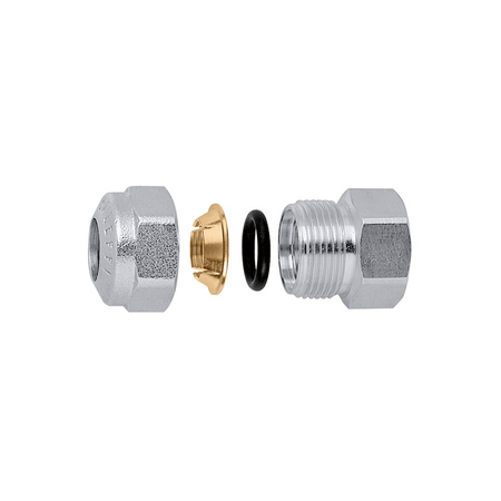 Złączka z gwintem wewnętrznym, wykończenie: chrom F. 1/2"-15CR