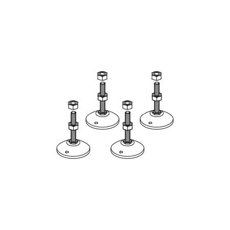 TECElinus - stopki montażowe (komplet)