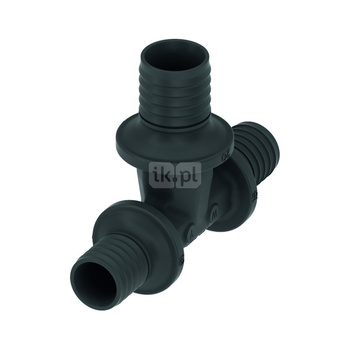 Trójnik TECE flex redukcja 90' PPSU 20 mm x 20 mm x 16 mm (końcówka wtykowa x końcówka wtykowa x końcówka wtykowa)