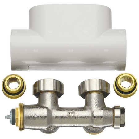 Zawór blok zaworowy przejście z otwór chrom z dynamiczny kontrola przepływu