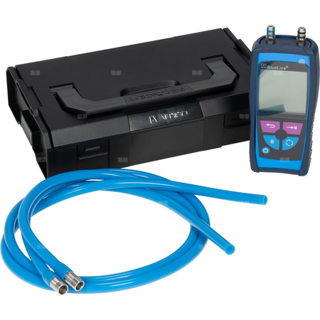 Manometr elektroniczny AFRISO S2601 150Pa, z wyświetlaczem, z przewodami pomiarowymi