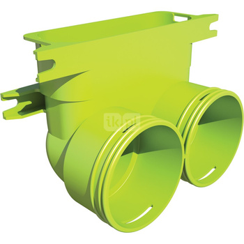 Adapter 90 łącznik płaski FK140 - okrągły RR75 (3 szt.) RRB 75