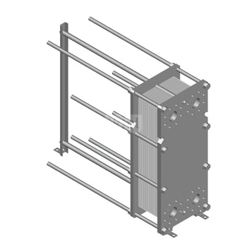 Wymiennik ciepła REFLEX RMG-19-70 płytowy CO, skręcany, 110'C, 16 bar