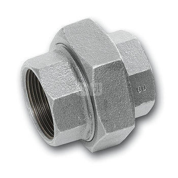 Śrubunek SANHA 340# trzyczęściowy, żeliwo (ocynk galwaniczny/elektrolityczny) (ocynk), 3'' (GW)