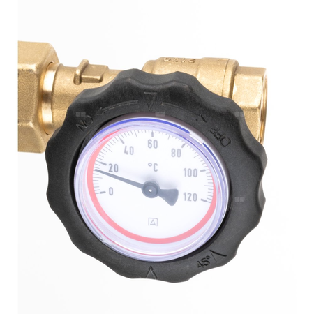 Grupa pompowa AFRISO BPS 911 AP GZ x GW 1'' x 3/4'', z zaworem mieszającym, z zaworem termostatycznym, z pompą obiegową AFRISO APH 160 15-7/130 mm