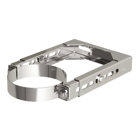 Uchwyt MK ŻARY PK WHT 2 stal nierdzewna fi 60/100 mm (mocowanie - Obejma do ściany regulowana)