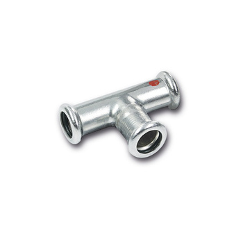 Trójnik Concept By SANHA Therm z długim odejściem stal 15 mm MZ