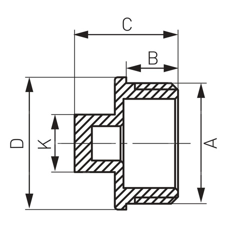 Korek FERRO mosiądz GZ 1/2'', kolor chrom