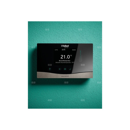 Pakiet - Kocioł gazowy dwufunkcyjny VAILLANT ecoTEC plus VCI 26CS/1-5 kondensacyjny wiszący 2.8 - 21 kW + RegulatorsensoCOMFORT 720 + Zestaw powietrzno-spalinowy szachtowy