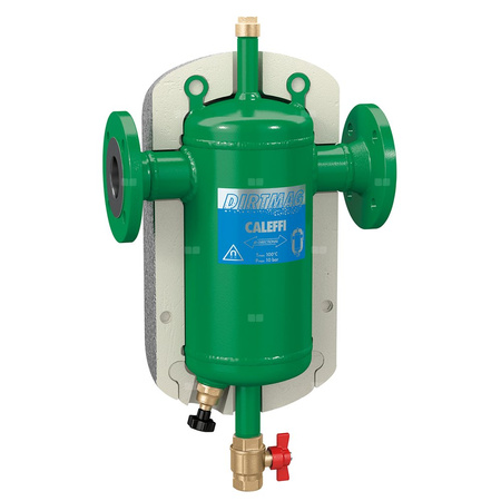 Separator CALEFFI DIRTMAG®, 10 bar / 100'C, DN100 (kołnierz), z wkładem magnesowym, z kołnierzem rewizyjnym