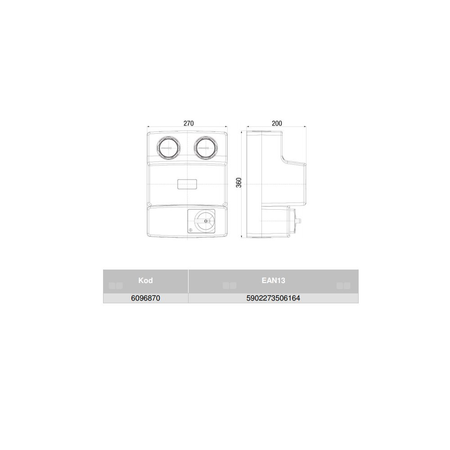 PROFFmix Grupa pompowo-mieszająca bez pompy