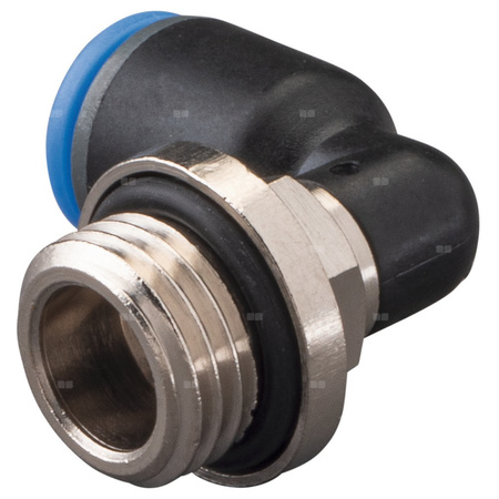 Złącze wtykowe 90' AG 1/4'' x 6 mm