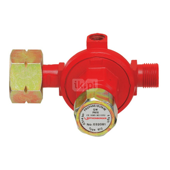 Regulator propanu, płynnie regulowany, 1 - 4 bar, W21,8 x 1/14" LH, G3/8"