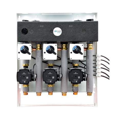 CONCEPT Zestaw MIX-BOX 222 z grupami GP-T/GP-T/GP-T MIX BOX 20, z pompami Wilo Yonos Para 15/6