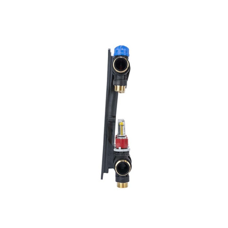 Rozdzielacz do ogrzewania podłogowego AFRISO ProCalida EF1 K 5-obieg. poliamid GZ 1'' x euroconus 3/4'' + przepływomierz + zawór napełn/spust