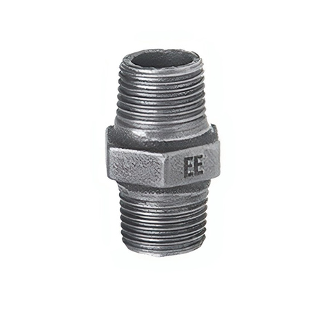 Nypel ODLEWNIA ZAWIERCIE N8 R-L/39/281 żeliwo (ocynk) 1/2'' (GZ)