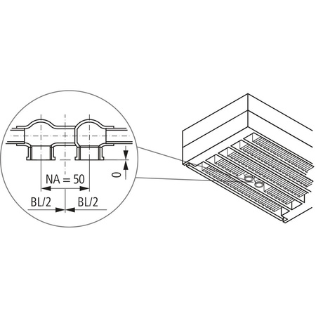 Konwektor Kermi V-Konvektor Typ54 BH140x255x900mm QN1337, weiß, 6 bar, o. Abd., Vent. re