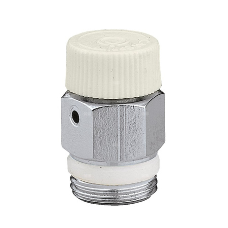 Ręczny zawór odpowietrzający do grzejników z regulowanym wyjściem 1/8" GZ