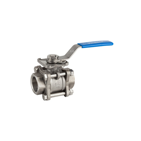 Kurek kulowy gwintowany ze stali 316 ART. 2025 PN63 DN 15