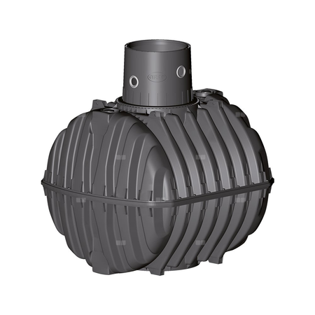 CARAT Zbiornik podziemny 6500L z nadbudową MAX DN160 (bez pokrywy)