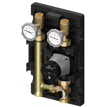 Grupa pompowa Meiflow S MK 11/4" z mieszaczem (GRUNDFOS ALPHA2 32-60) - wykonanie lewe