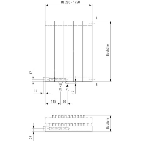 Grzejnik płytowy typ 22 KERMI V-HVV wym. 1200 x 910 mm, kolor biały, moc 2555 W