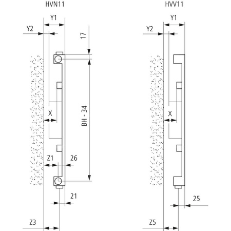 Grzejnik płytowy typ 11 KERMI HVN wym. 2000 x 490 mm, kolor biały, moc 1327 W