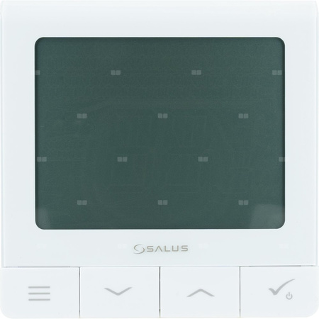 Regulator temperatury SALUS SQ610 bezprzewodowy Zigbee z wyświetlaczem, montaż podtynkowy