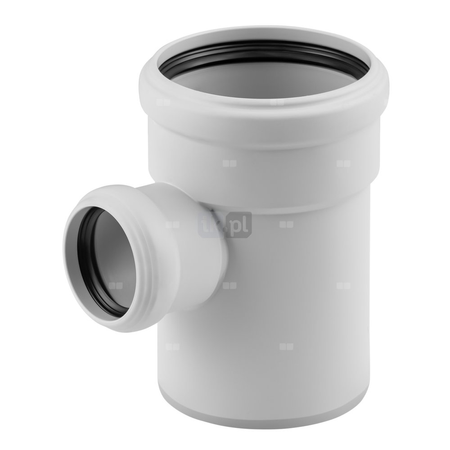 Trójnik MAGNAPLAST SKOLAN safe dBEA 87' PP DN 125 x DN 110 x DN 125 (ww x ww x wz), kolor biały