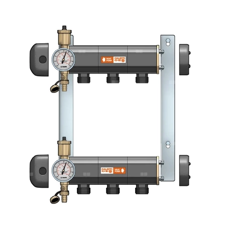 Kompletny rozdzielacz geotermalny O11/4" X 3 obwody