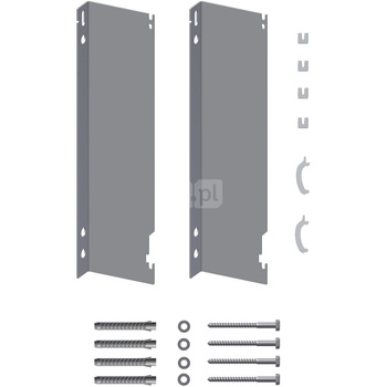 Wieszak kątowy do grz. higienicznycho wysokości 400 mm