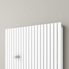 Grzejnik dekoracyjny Kermi®Carré Plus® 1600x295x86, 986W, podł. 6998, RAL 9005 SFE