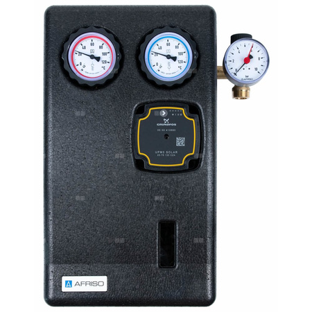 Grupa pompowa AFRISO PrimoSol 130-4 GZ 3/4'' x 3/4'', z izolacją Grundfos UPM 3 Solar 25-75/130 mm