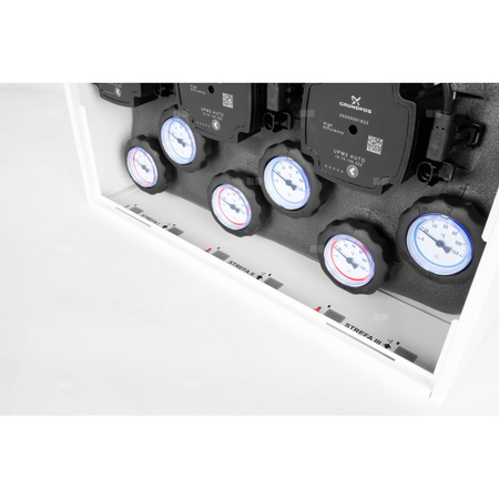 Grupa pompowa AFRISO PrimoBox AZB 555 GZ x GW 3/4'' x 3/4'', z izolacją, z siłownikiem arm 141