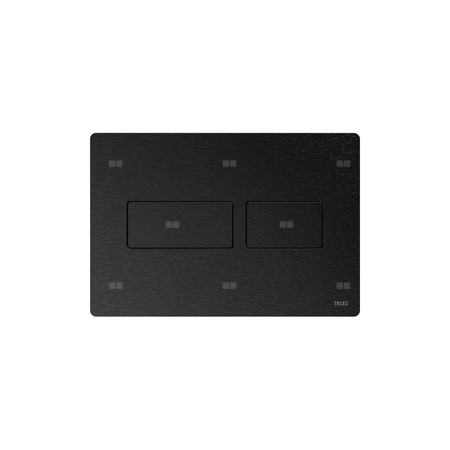 TECEsolid - Przycisk spłukujący do WC z metalu, grafit szczotkowany