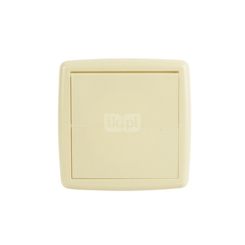 Gniazdo wyrzutowe kremowe (dwuklapkowe)