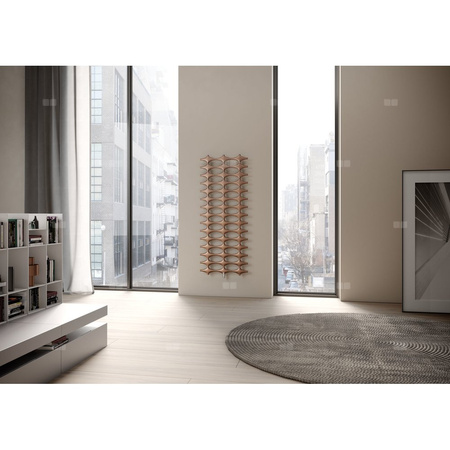 Grzejnik drabinkowy KERMI Ideos-V BH, wym. 1133 x 758 mm, kolor srebrny, moc 564W