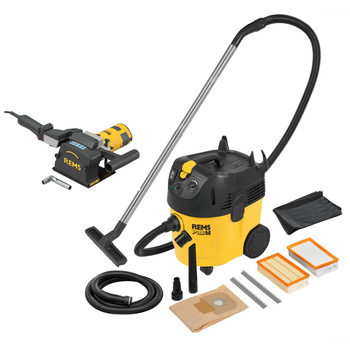 REMS Krokodil 125 B-P +Pull M Zestaw +Filrt PES +10x Worek